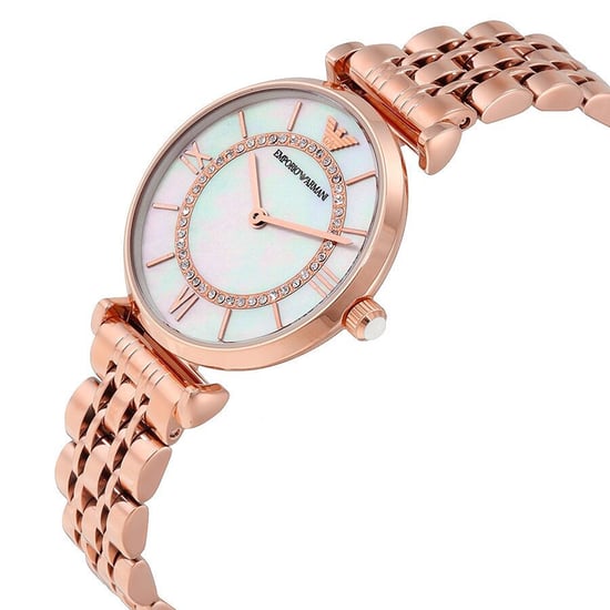 Emporio Armani Gianni T-bar Dames Horloge Rosékleurig AR1909 - Image 3