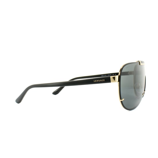 Versace Sunglasses 2140 100287 Gold Grey