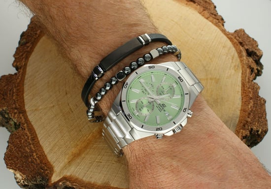 Casio Edifice Heren Zilveren Horloge EFV-640D-3AVUEF - Image 4