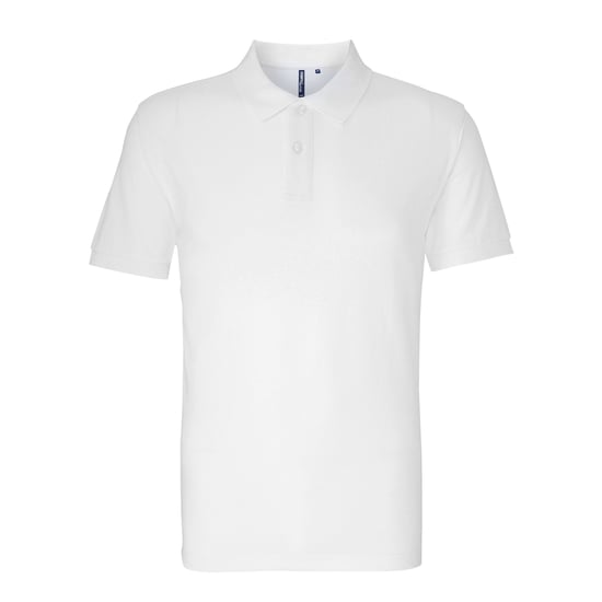 Asquith & Fox Menselijk organisch Klassiek Fit Poloshirt (Wit) - Image 1