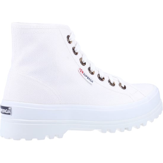 Superga 2341 Alpina Hars Oogjes 100% Katoen Dameslaarzen Wit - Image 2