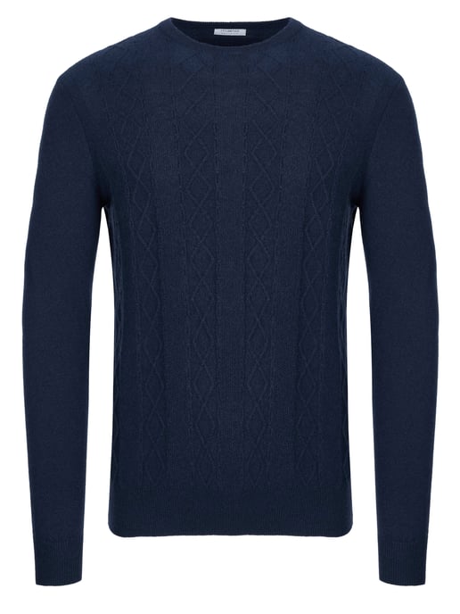 Malo Optimum kasjmier trui navy - Image 1