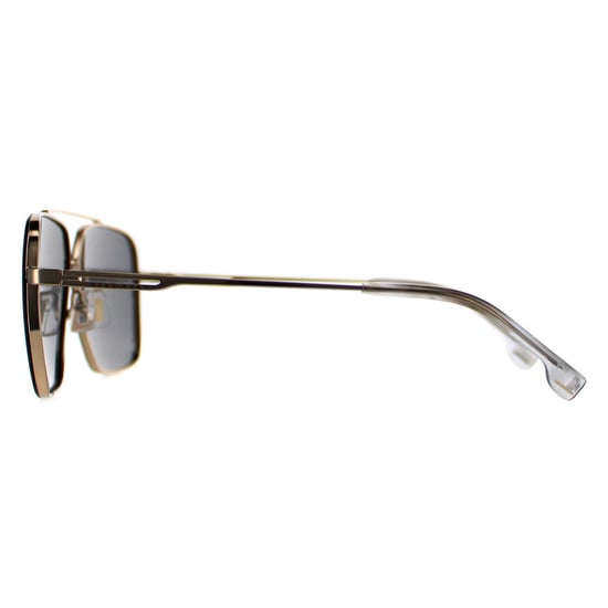 Hugo Boss Aviator Mens Gold Grey Ivory Mirror BOSS 1325/S