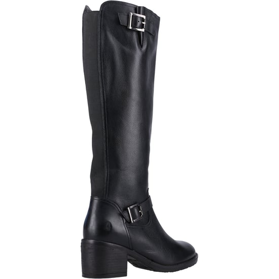 Hush Puppies Heidi Leder Vrouwen Zwart Leder Laarzen - Image 2