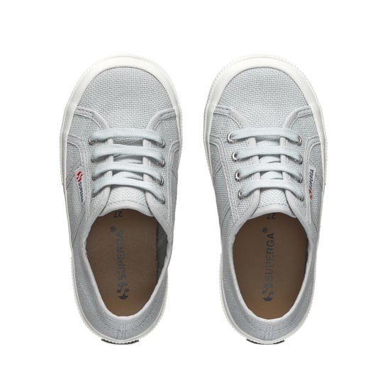 Superga Kinderen/Kinderen 2750 Jcot Leather Trainers (Grijs Lilla/Avorio) - Image 4