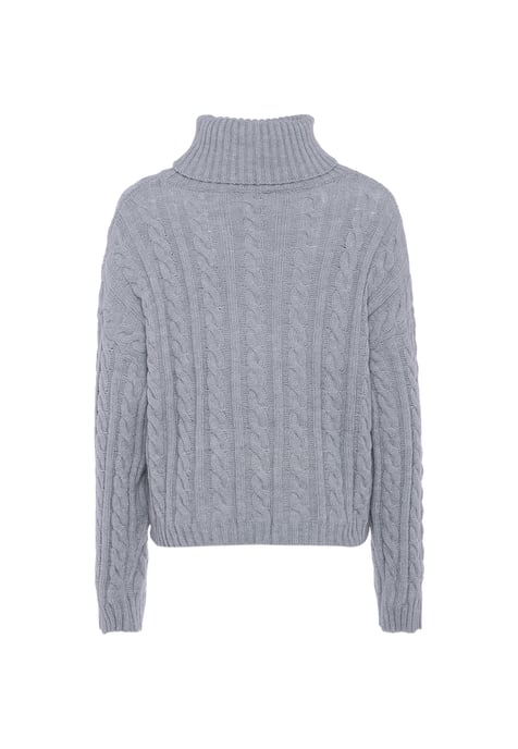 Mymo Jumper Dames licht grijs melange - Image 2