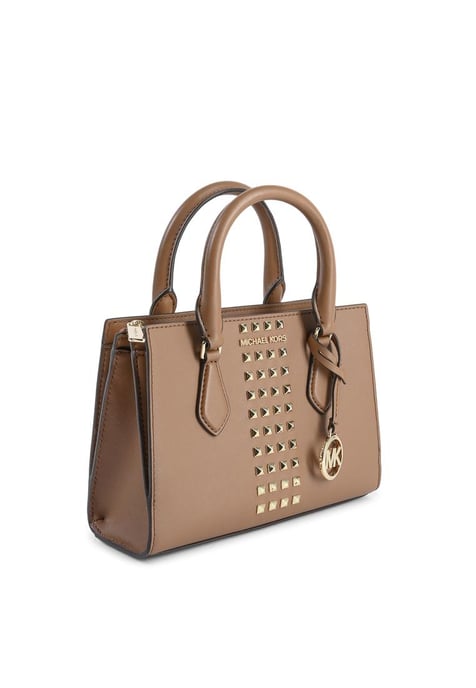 Michael Kors Women's Small Zip Crossbody Bag in Tan