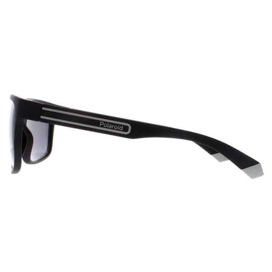 Polaroid Rectangle Mens Matte Black Grey Polarized PLD 2157/S