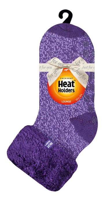 Kids Fluffy Bed Socks | Heat Holders | Warme Cozy Thermosokken voor Jongens en Meisjes - Paars - Image 2