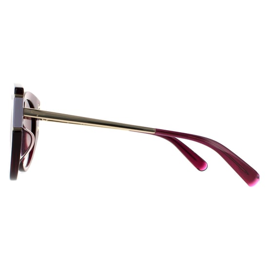 Salvatore Ferragamo zonnebril SF840SA 500 Violet Brown Wine Gradiënt - Image 3