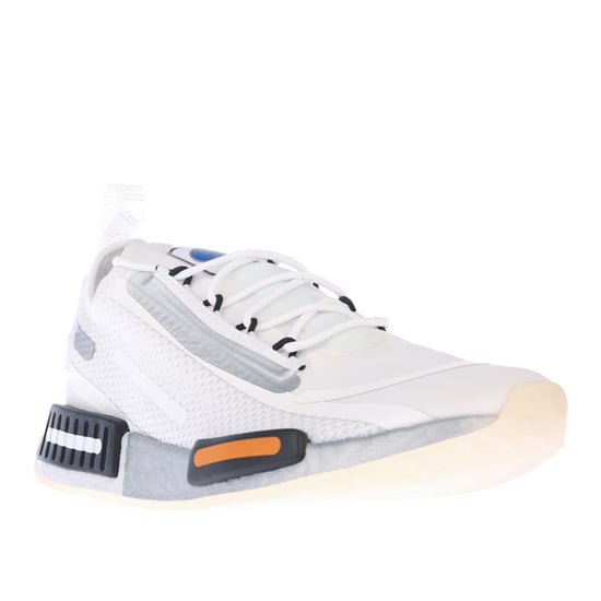 Men's adidas Originals NMD_R1 Spectoo Trainers in White Black