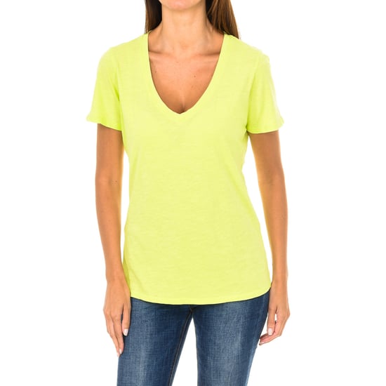 Women's short-sleeved V-neck T-shirt 3Y5T45-5JZMZ