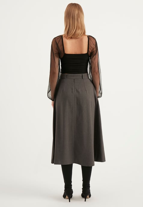 Belt Gedetailleerde Pocket Rok - Image 6