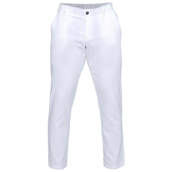 Under Armour Golf Stretch Waist Bottoms White Mens Takeover Trousers 1309546 100