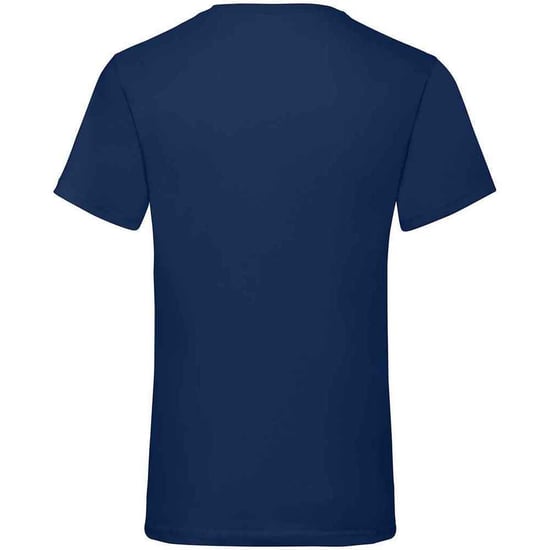 Fruit of the Loom Heren Valueweight V Neck T-shirt (Marine) - Image 2