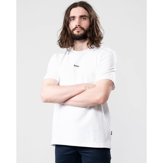 BOSS Orange TChup Mens Crew Neck Small Logo T-Shirt
