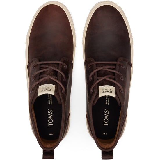 TOMS Carlo Mid Terrain Leather Heren Clover Bruin Trainers - Image 4
