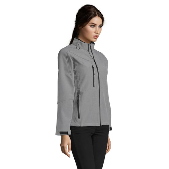 SOLS Dames/Dames Roxy Soft Shell Jas (Grijze Melange) - Image 3