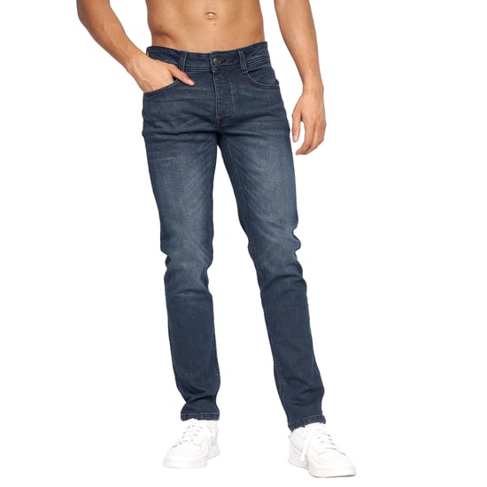 Crosshatch Heren Malcolm Slim Jeans (Donkere wasbeurt) - Image 1