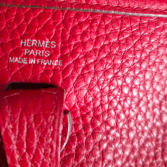 Hermès Evelyn TPN Mini 16 Tas in Rood Leder - Image 5