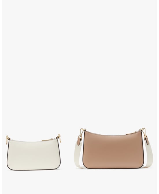 Duet Colorblock Saffiano Leather Small Crossbody
