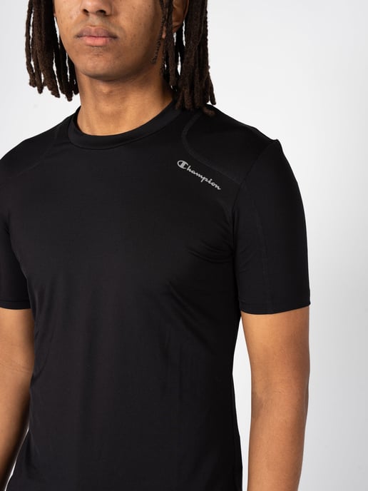 Champion T-Shirt Tech Quick-Dry Mannen zwart - Image 5