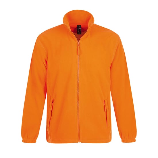 SOLS Heren North Full Zip Outdoor Fleece Jacket (Oranje) - Image 1