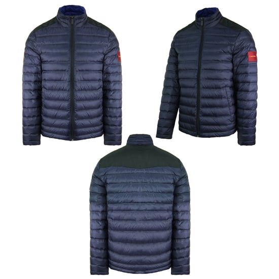 Calvin Klein Nylon Heren Navy Gewatteerde Jas - Image 3