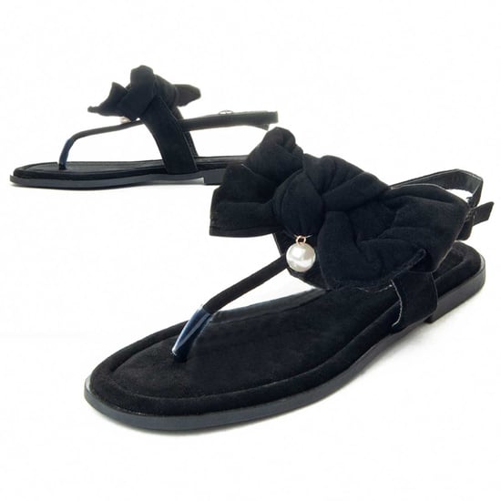 Montevita Platte Sandalen Flipp4 In Zwart - Image 2