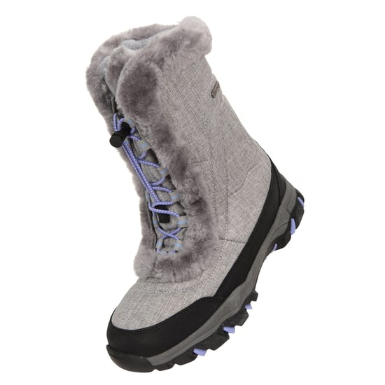 Mountain Warehouse Snowboots Kinderen/Kinderen Ohio (Donkergrijs) - Image 1