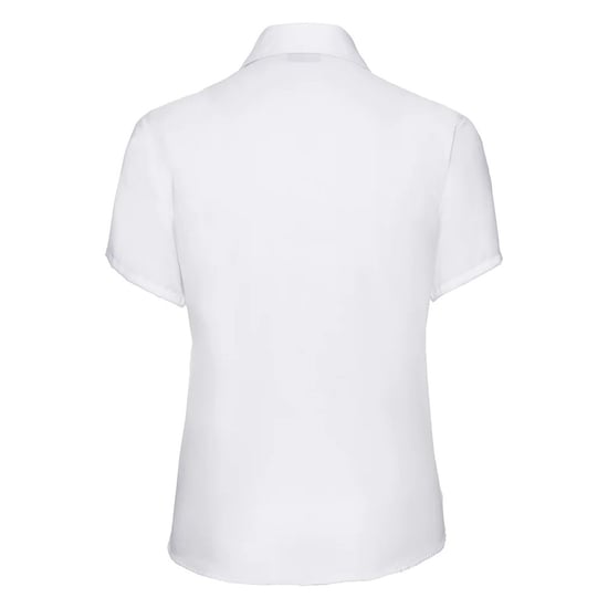 Russell Collection Dames/Dames Ultimate Non-Iron Shirt met Korte Mouwen (Wit) - Image 2