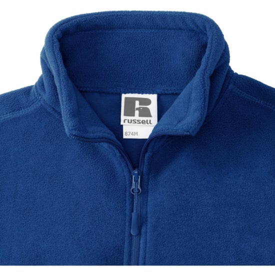 Russell Heren 1/4 Ritssluiting Outdoor Fleece Top (Helder Koninklijk) - Image 4