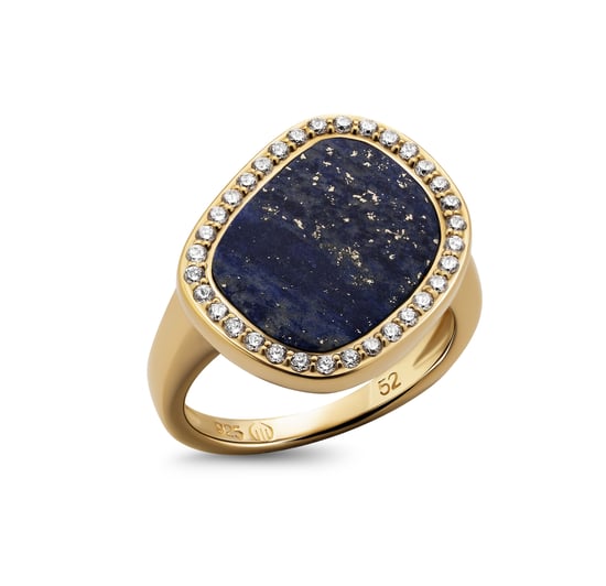 Orphelia Women's 925 Sterling Silver Ring - Gold ZR-7468