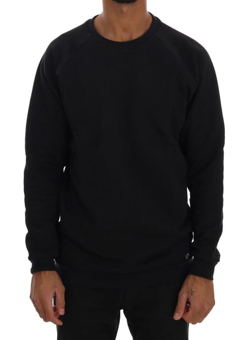 Prachtige Donkere Crewneck Katoenen Trui - Image 1