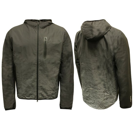 Puma x Stampd Tech Windbreaker Jacket Black Grey Mens 570914 52 A48C