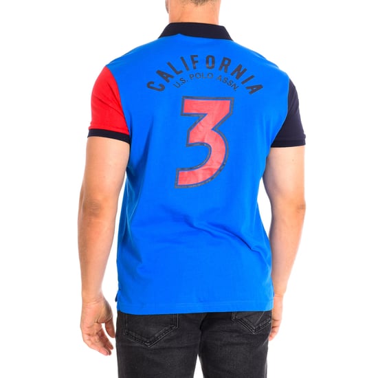 SUNWEAR Short Sleeve Polo Shirt with Contrast Lapel Collar 58877 Men