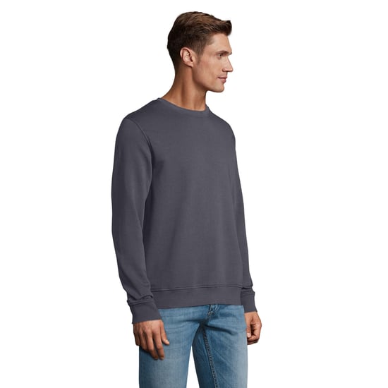 SOLS Uniseks Comet Sweatshirt voor volwassenen (Diep Houtskool Grijs) - Image 3