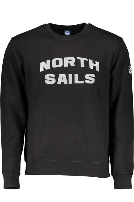 North Sails Heren Zwarte Katoenen Trui - Image 1