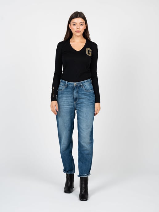 Guess Jeans Mom Fit Woman's Blue