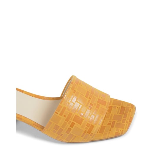 19V69 Italia Womens Sandal Yellow NEPER STAMP. MAT. SENAPE
