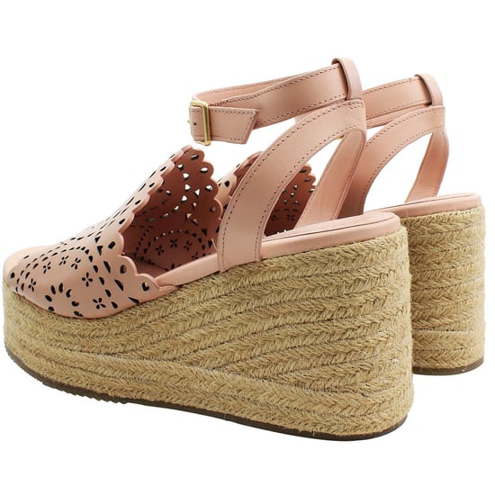 Twed Baker Pinky Laser Cut Womens Roze Wedges - Image 3