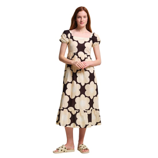 Regatta Womens/Ladies Orla Kiely Sixties Daisy Summer Midi Dress (Black)