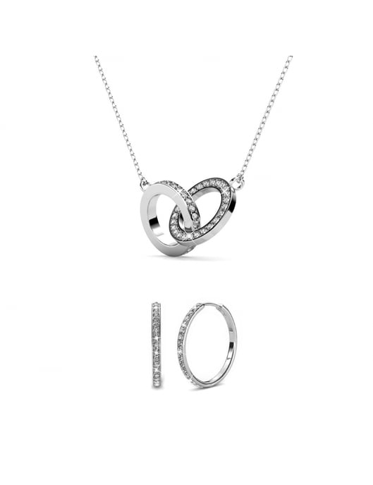 Chique Circle Twin Sets - Oostenrijks kristal - Image 1