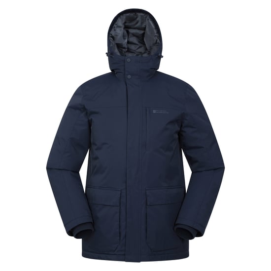 Mountain Warehouse Jet Extreme Down Parka Heren (Marine) - Image 1