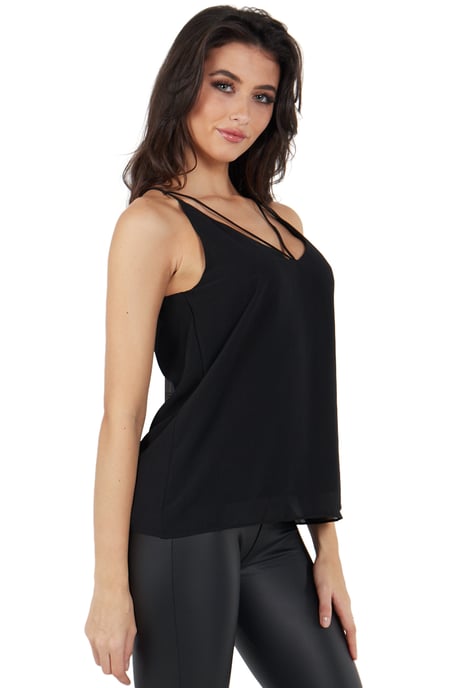Effen cami-top met bandjes - Image 4