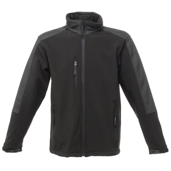 Regatta Mens Hydroforce 3-Layer Softshell Jacket (Wind Resistant, Water Repellent & Breathable) (Black/Black)