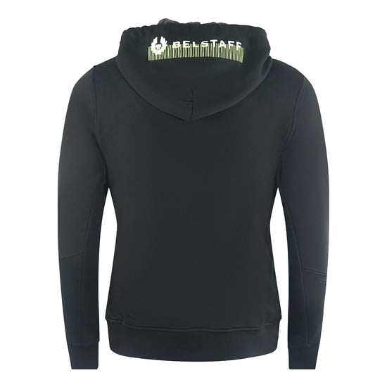 Belstaff Raft Branded Hood Black Hoodie - Image 2