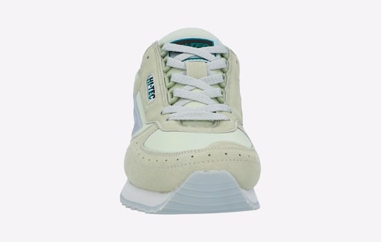 Hi-Tec Silver Shadow OG Pu Suède Heren Zilver/Grijs/Groene Sneakers - Image 4