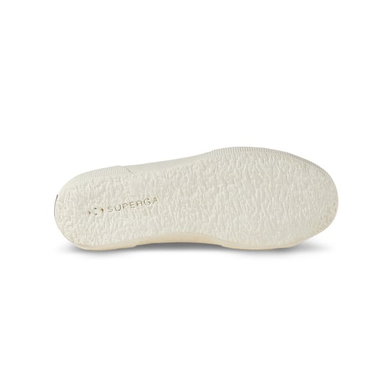 Superga Unisex 2750 Efglu Leather Trainers voor volwassenen (Bristol Zwart/Avorio) - Image 5