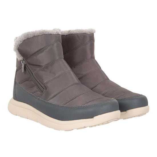 Mountain Warehouse Dames/Dames Boston fleece gevoerde sneeuwlaarzen (Grijs) - Image 3